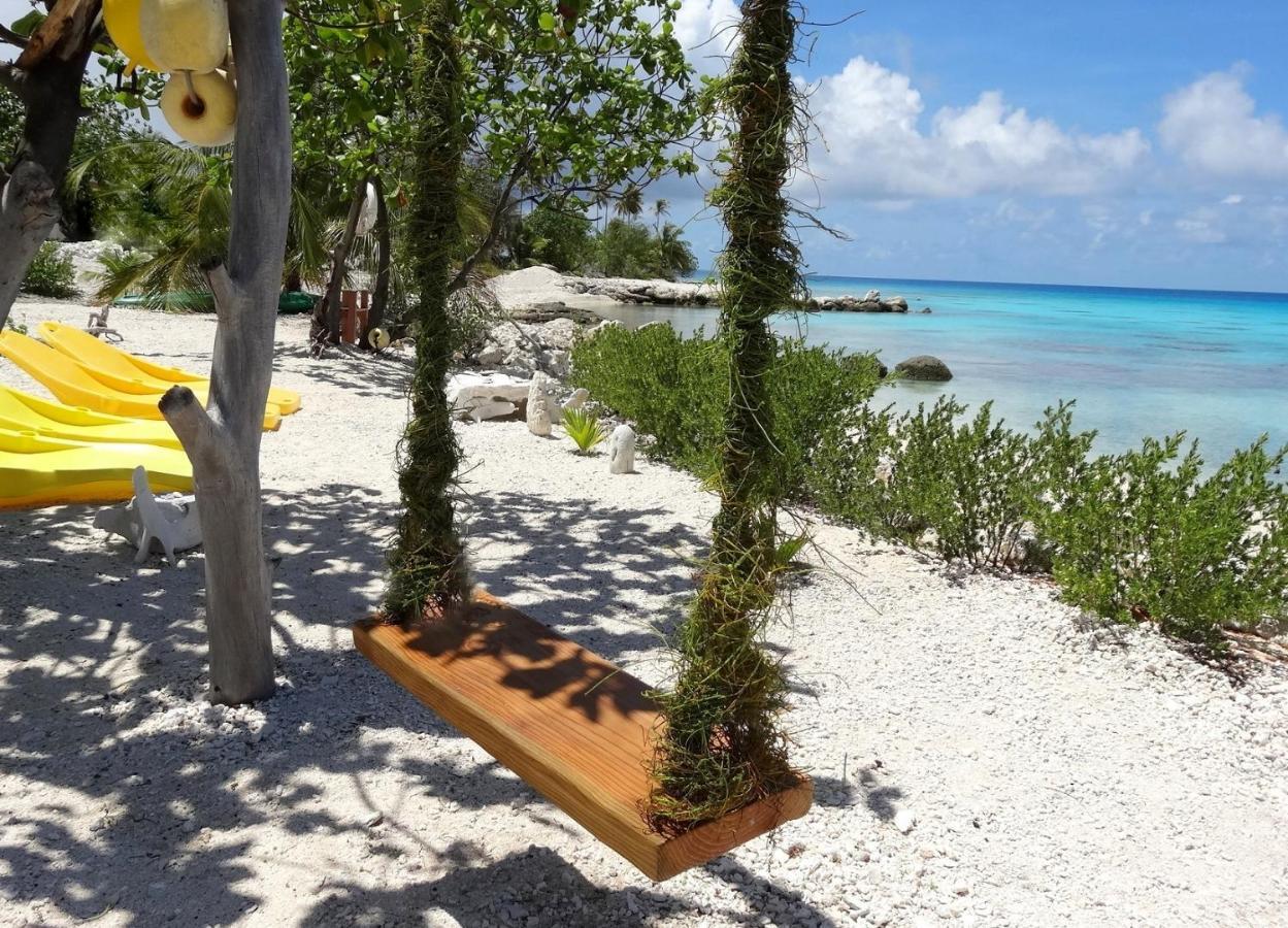 Pension Tiputa Lodge Rangiroa מראה חיצוני תמונה